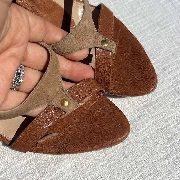 HERVE LEGER Suede / Leather Platform Sandal, Size 8.5. 🤎 - Picture 4 of 17